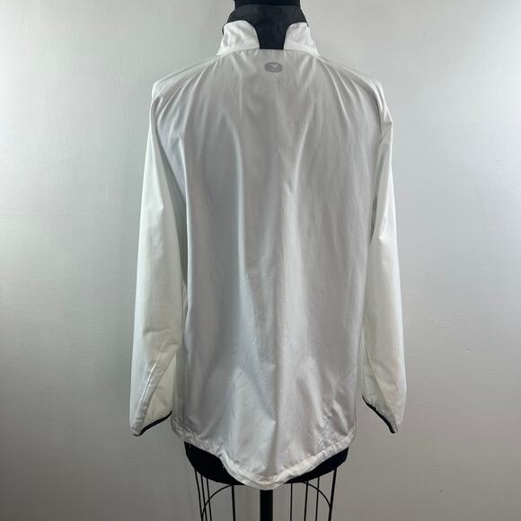 SUGOI White Black Versa Evo Jacket Mock Neck Raglan Sleeve Full-Zip XL X-Large - Picture 3 of 10